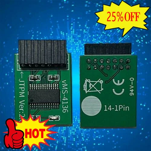 Tpm2.0 Security Module Supports Multi-brand Motherboards 12 14 18 20-1pin❃
