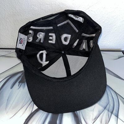 Los Angeles Raiders Customize Black Silver Embroidered XL