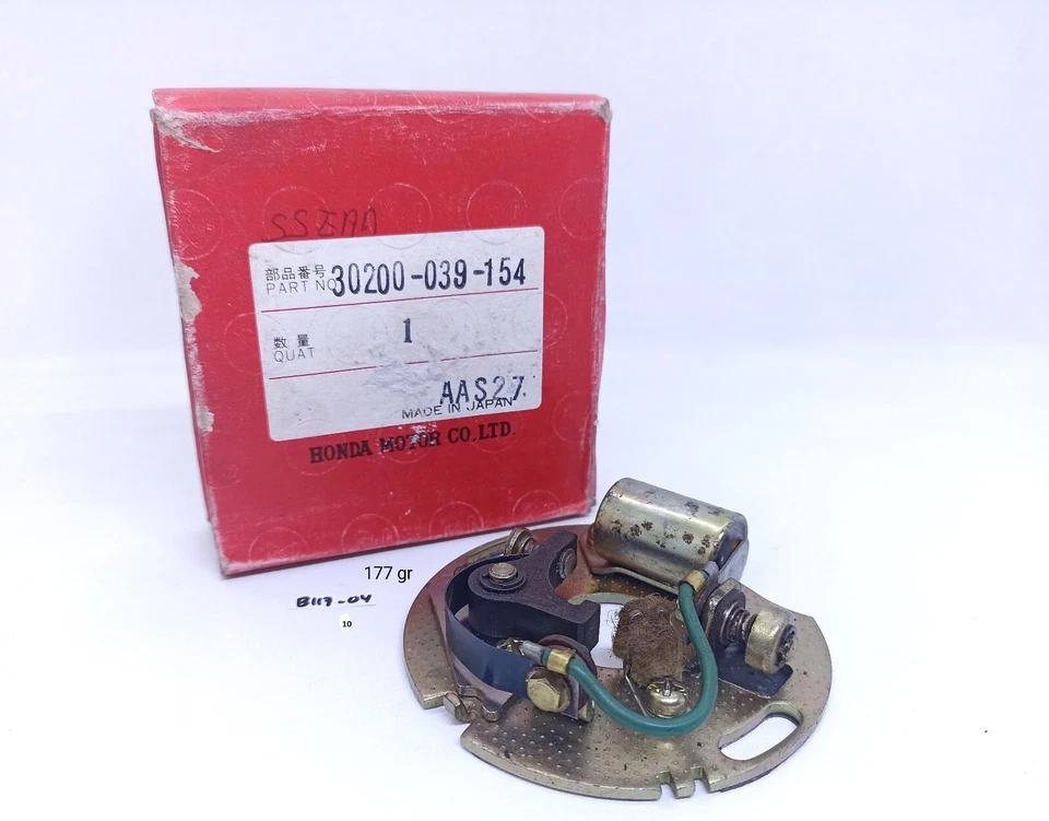 Conjunto de puntos de contacto Honda CA102 CA110 C50 C70 CT200 CA200 CA95 CB92 30200-039-154 Foto 4 de 4