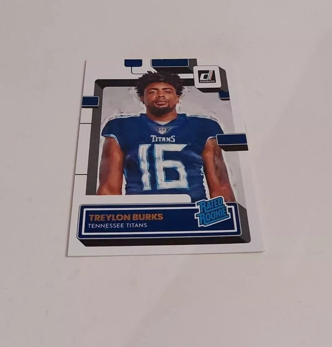 2022 Panini Donruss Football Rated Rookie Portrait Treylon Burks #312 NM