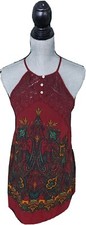 Free People Sundress ~ ~ Burgundy Paisley ~ Size Womens M