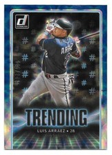 LUIS ARRAEZ 2021 Donruss Baseball TRENDING Blue #/249 - MINNESOTA TWINS - #TR6