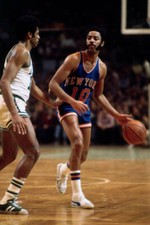 Walt Frazier New York Knicks Handles The Ball 1972 Old Basketball Photo 2