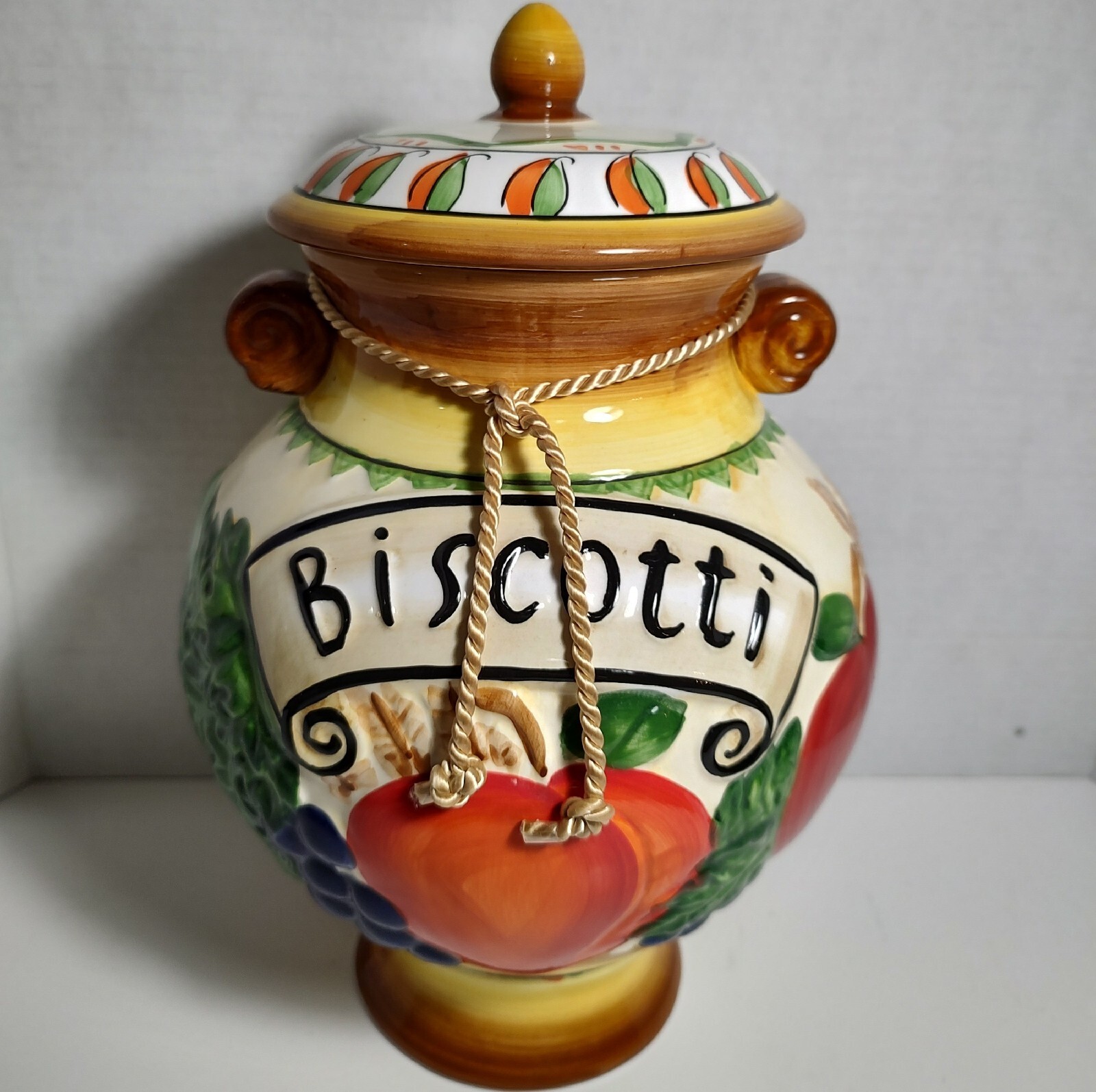 Nonni's Biscotti Jar eBay