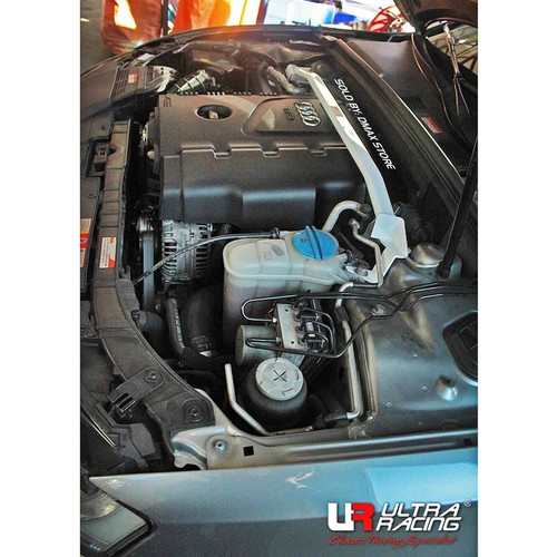 AUDI A5 B8 TYP 8T 2.0 TFSI '07~'16 ULTRA RACING 2 POINTS FRONT STRUT TOWER BRACE - Picture 3 of 12