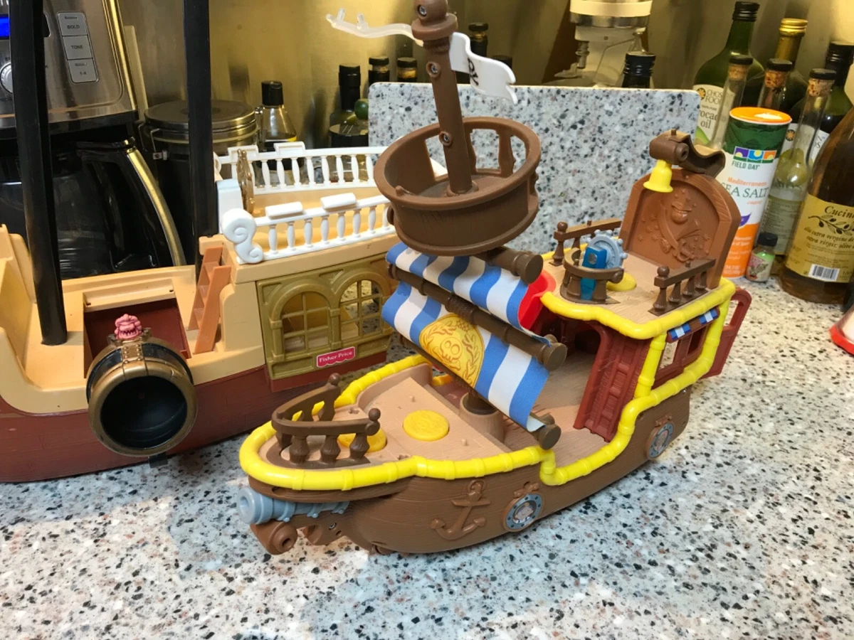 Mattel disney pirate ship hot sale