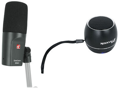 Se Electronics DynaCaster DCM6 Broadcast Podcast Microphone Mic+Home Speaker