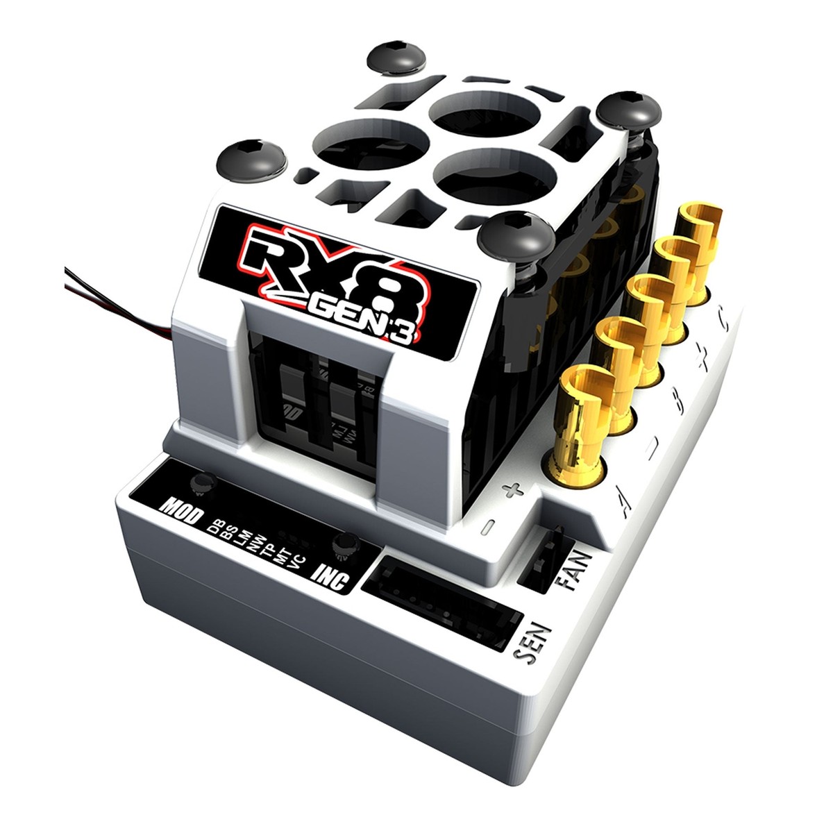 Gen 1 Gen3 Brushless ESC - For 1/8 Scale RC Cars (Sensored