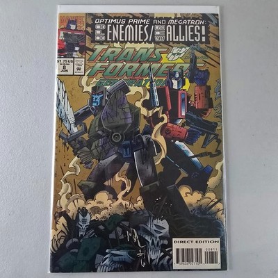 TRANSFORMERS: GENERATION 2 #8 MARVEL COMICS MEGATRON OPTIMUS