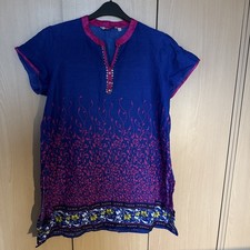 Ladies XXL BLUE & PINK INDIAN AVAASA KURTA KURTI TUNIC