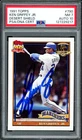 Ken Griffey Jr. Auto 1991 Topps Desert Shield Card 790 Mariners PSA 7 Sig 10 DNA