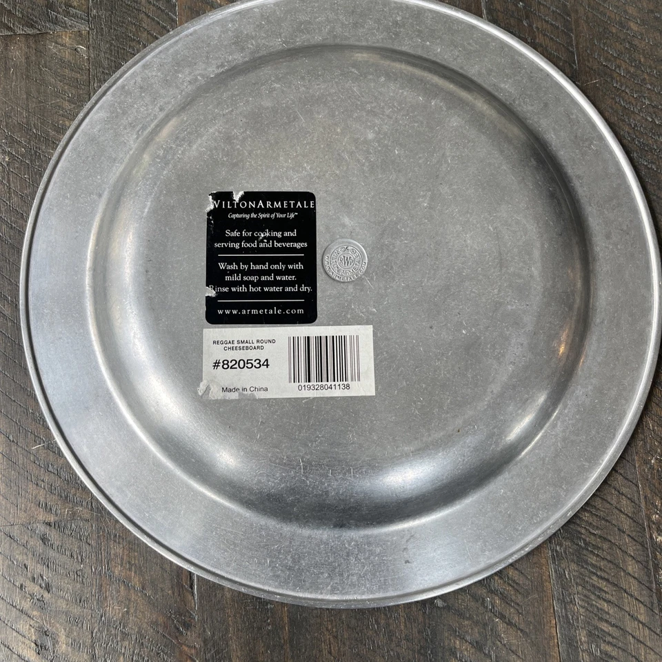 "Cargador de plato redondo Wilton Armetale Reggae patrón grande de 12"" seguro para alimentos" Foto 3 de 4