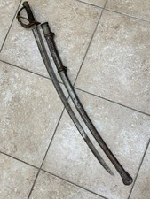 Civil War U.S. M1840 Heavy Cavalry Saber 1845 Cabot Ville JCR Inspected Scabbard