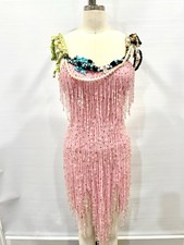 Pink Latin/Rhythm Competition Dress   Size Small