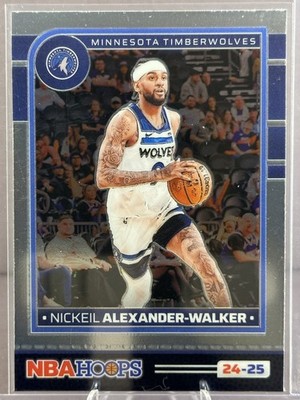 2024-25 Hoops #198 Nickeil Alexander-Walker Premium Minnesota Timberwolves