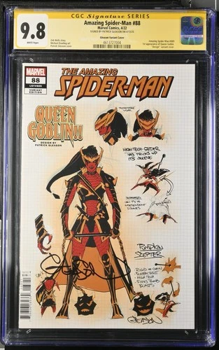 Amazing Spider-man (2022) #88 (CGC 9.8 SS) Signed  Patrick Gleason Marvel Comics