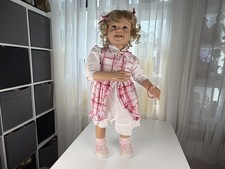 Künstlerpuppe Pamela Erff Vinyl Puppe 83 cm. Top Zustand 