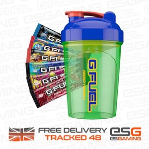 G FUEL GLOW In The Dark Starter Kit Shaker Cup 7 Bustine Originale - Foto 11