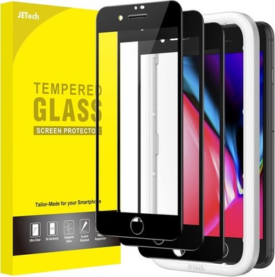 3PCS Full Coverage Screen Protector for iPhone 8 Plus/7 Plus 5.5 Inch Case Frien