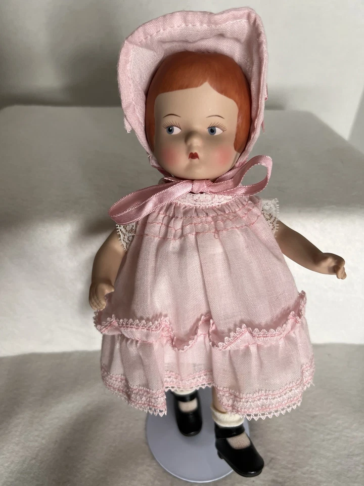 Muñeca Effanbee 9.5” Patsyette Verano 745/1000 Porcelana Cabeza y Brazos Giratorios. Foto 4 de 4