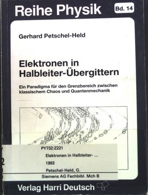 Elektronen in Halbleiter-Übergittern : Ein Paradigma für den Grenzbereich zwisch