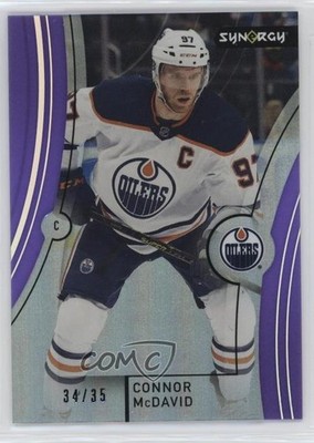 2021-22 Upper Deck Synergy Purple 34/35 Connor McDavid #22 1fa0
