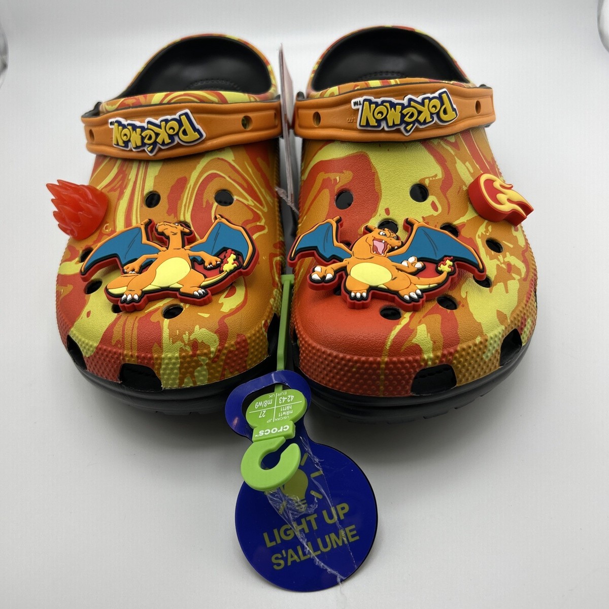 Crocs Pokémon Charizard cls Clog Size M9 / W11 210242-001 | eBay