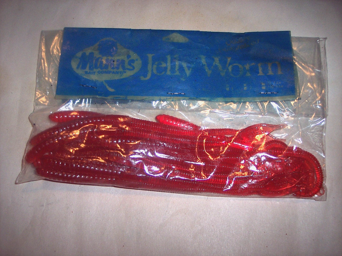 Mann's 9 Jellyworm Made In USA! Manns 9 Inch Jelly Worm Discontinued