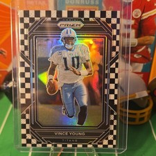 Panini 2022 Prizm Football Vince Young Titans #290 Checkerboard Case Hit