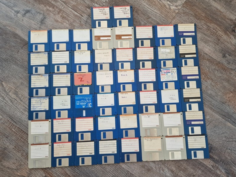 50x Amiga Disks Random Selection - Untested - Job Lot Bundle