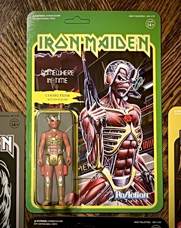IRON MAIDEN Lote-Onda 1 Figuras de Reacción JUEGO COMPLETO Foto 3 de 4