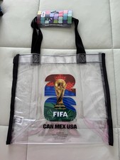 FIFA World Cup 2026 Clear Stadium Certified Tote Bag NWT Can Mex USA Great Gift