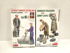 D 2X LOT 1/35 MINIART GERMAN SOLDIERS W/ JERR...
