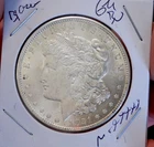 MORGAN SILVER DOLLAR 1921 GEM BU MS+++++ STUNNING FROSTY WHITE PQ 90%