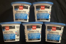 5 PACK - Oatey Stain-Free Plumber's Putty 9 oz. All Porous Surface 45oz TOTAL