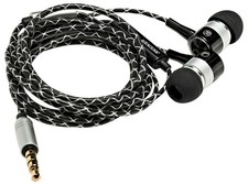 Kicker 46EB54 In Ear Earbuds Black Wired Stereo Audio with Built In Mic