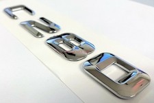 C280 CHROME FIT MERCEDES REAR TRUNK EMBLEM BADGE NAMEPLATE DECAL NUMBERS