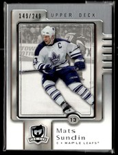 2006-07 Upper Deck The Cup Mats Sundin 149/249 Toronto Maple Leafs #82