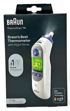 Braun Thermoscan 7 + Orecchio Termometro Età di Precisione Con Notte Mode