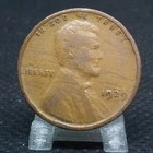 1929  Lincoln Wheat Cent 1c with lamination ERROR