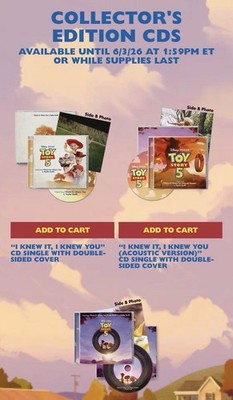Taylor Swift X Toy Story 5 Limited Edition Collector CDs All 3