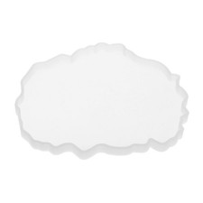 Coaster Moule pour Époxy Résine 4.72"x3,94" x0.37 " Silicone Géo Fonderie Maison