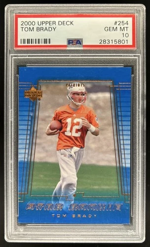 2000 Upper Deck Tom Brady Rookie RC #254 Patriots PSA 10 GEM MINT