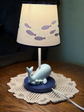 Lambs  Ivy Oceania Blue Ocean/Sea/Nautical Lamp with Shade