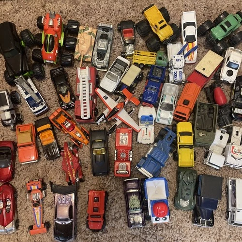 Vintage Variety Toy Car Lot. 46 Vehicles Hot Wheels Matchbox