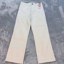 Vineyard Vines Kids Stretch Breaker Pants Stone Khaki Size 8 NWT New