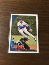 2010 Topps Update #US-85 Starlin Castro Chicago Cubs Rookie Card. rookie card picture
