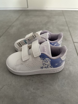 Adidas Advantage Sneaker Elsa Frozen Größe 22 Weiß Neu mit Etikett