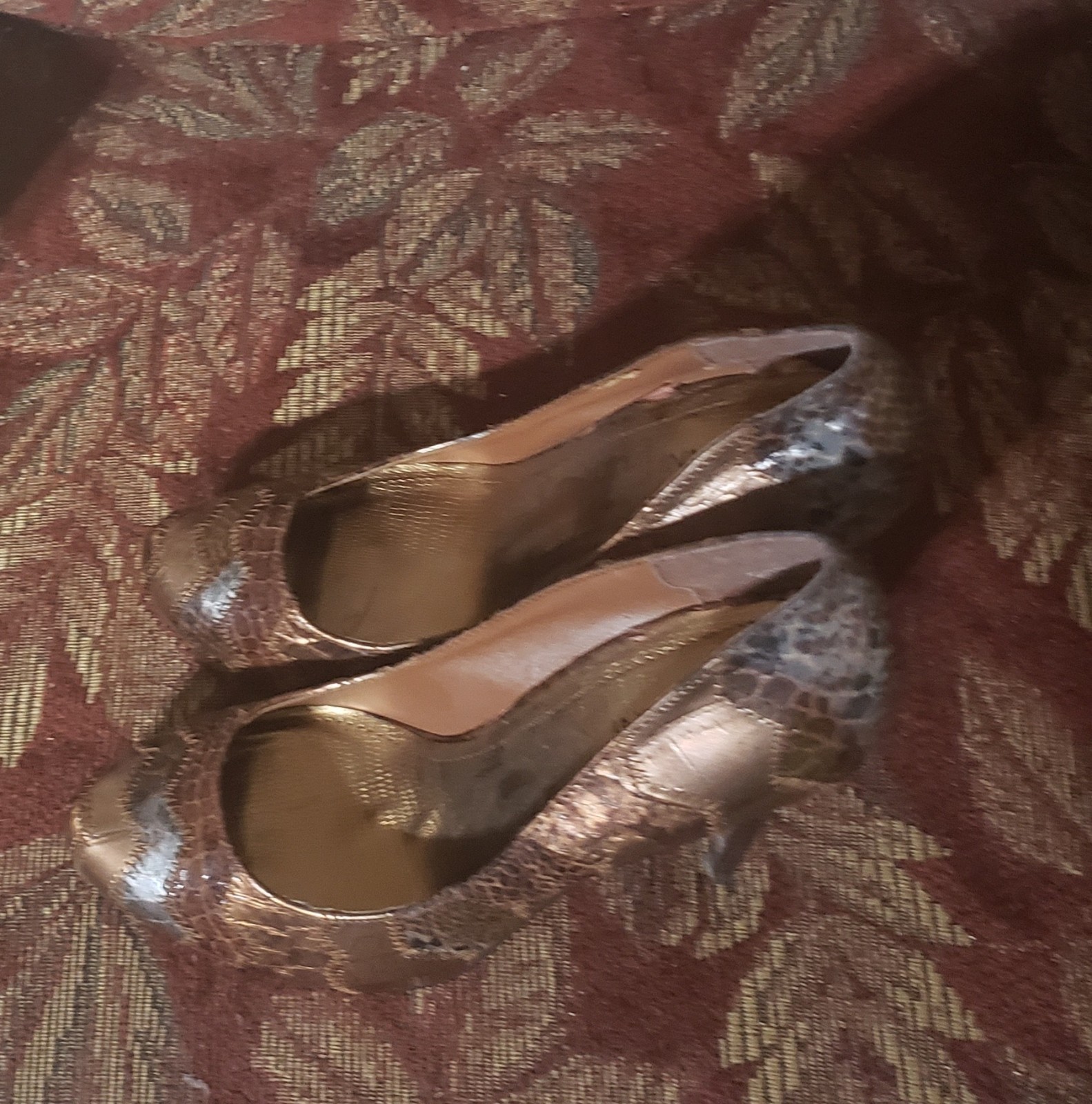 Bertinni Metallic Patchwork Vintage, Stilettos – … - image 4