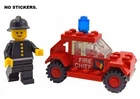 LEGO Town Set 6602 Fire Unit 1 602 Fire Chief's Car 100% Complete NEAR MINT